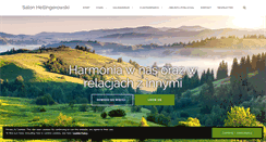 Desktop Screenshot of hellinger.com.pl